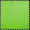 Lock-Tile Lock-TileÂ PVC Floor Tiles, , 19.5x19.5", Coin, Neon Green LK013